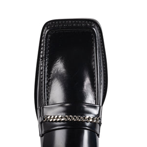 Martine Rose Square Toe Loafer Black