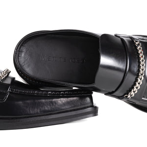 Martine Rose Square Toe Mule Black