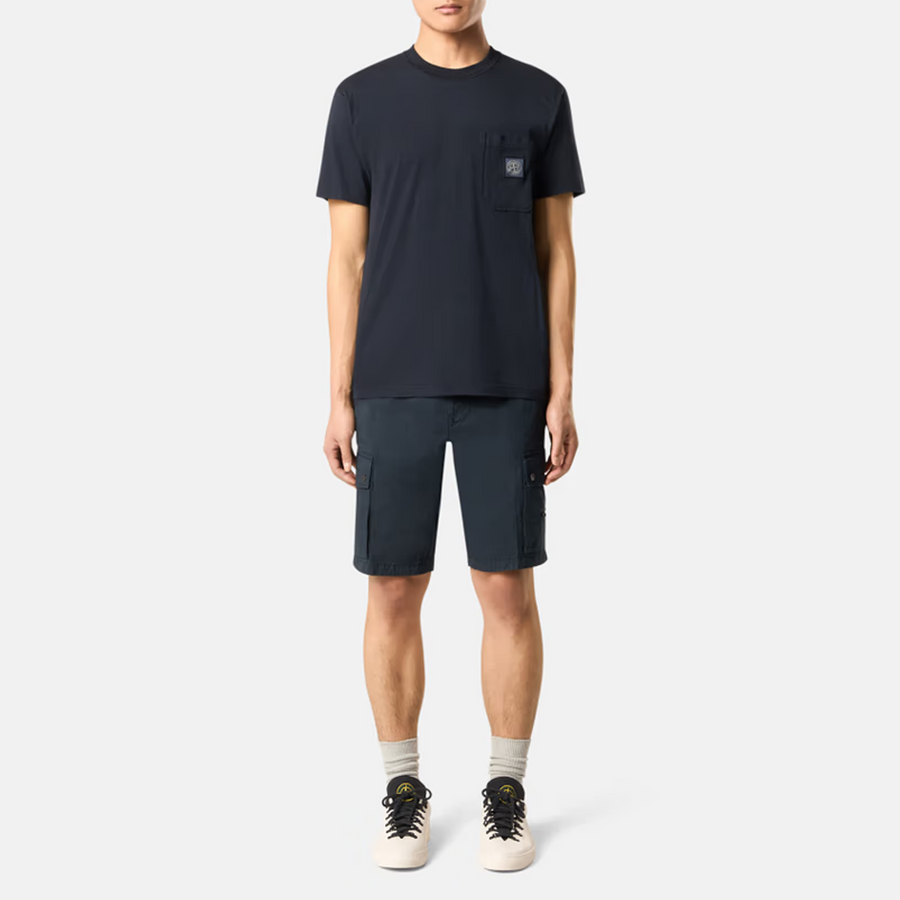 Stone Island T-Shirt Short Sleeve T-Shirt Navy Blue K1S152100219