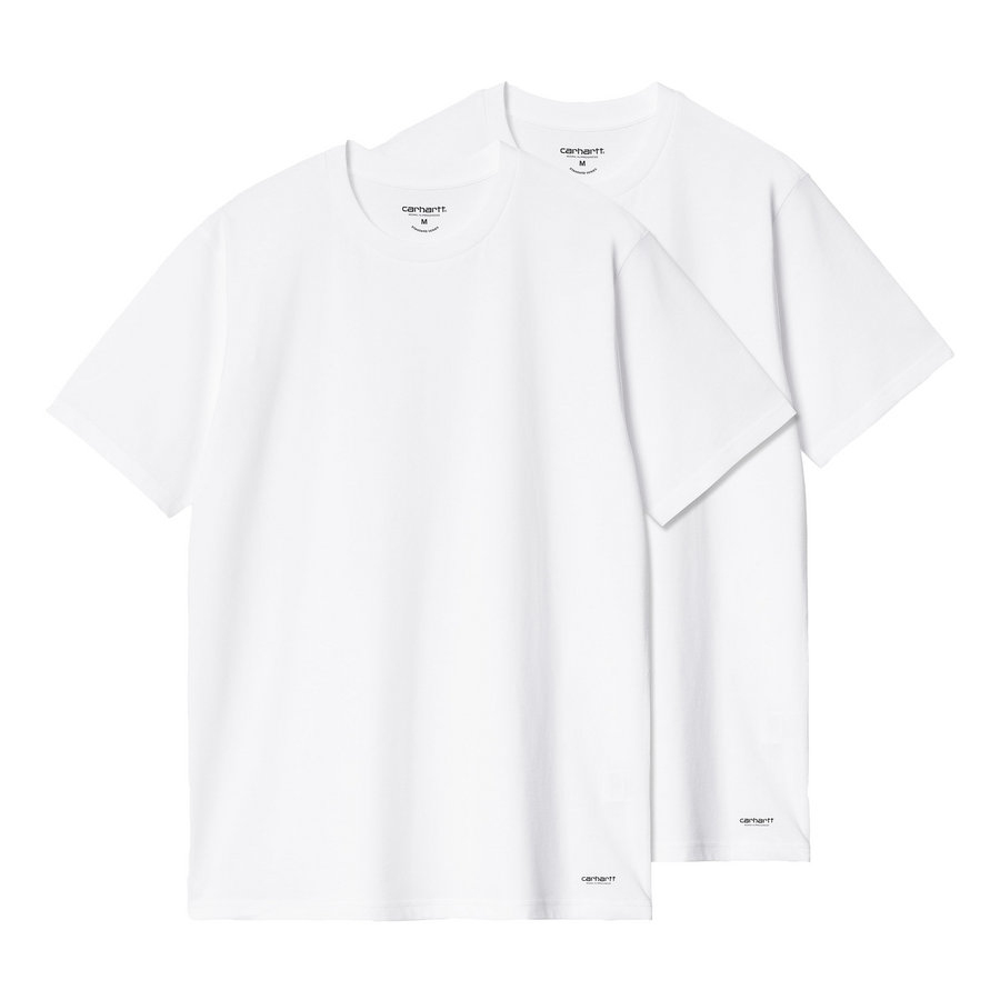 Carhartt WIP Standard Crew Neck T-Shirt White + White