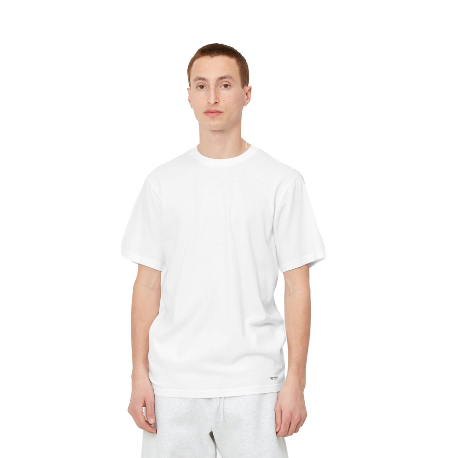 Carhartt WIP Standard Crew Neck T-Shirt White + White