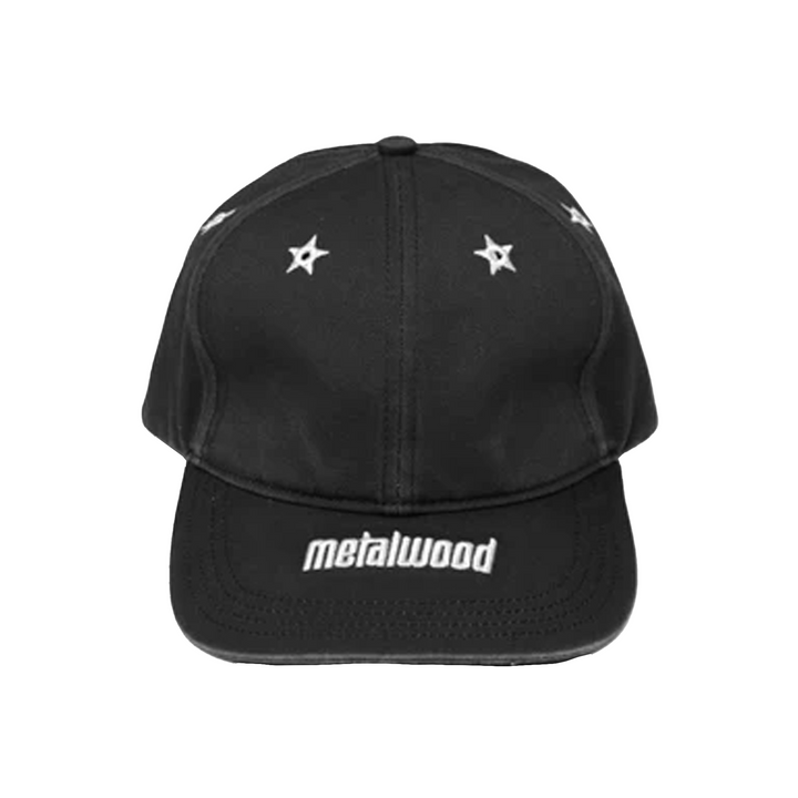 Metalwood Starshot 6-Panel Strapback Hat Black