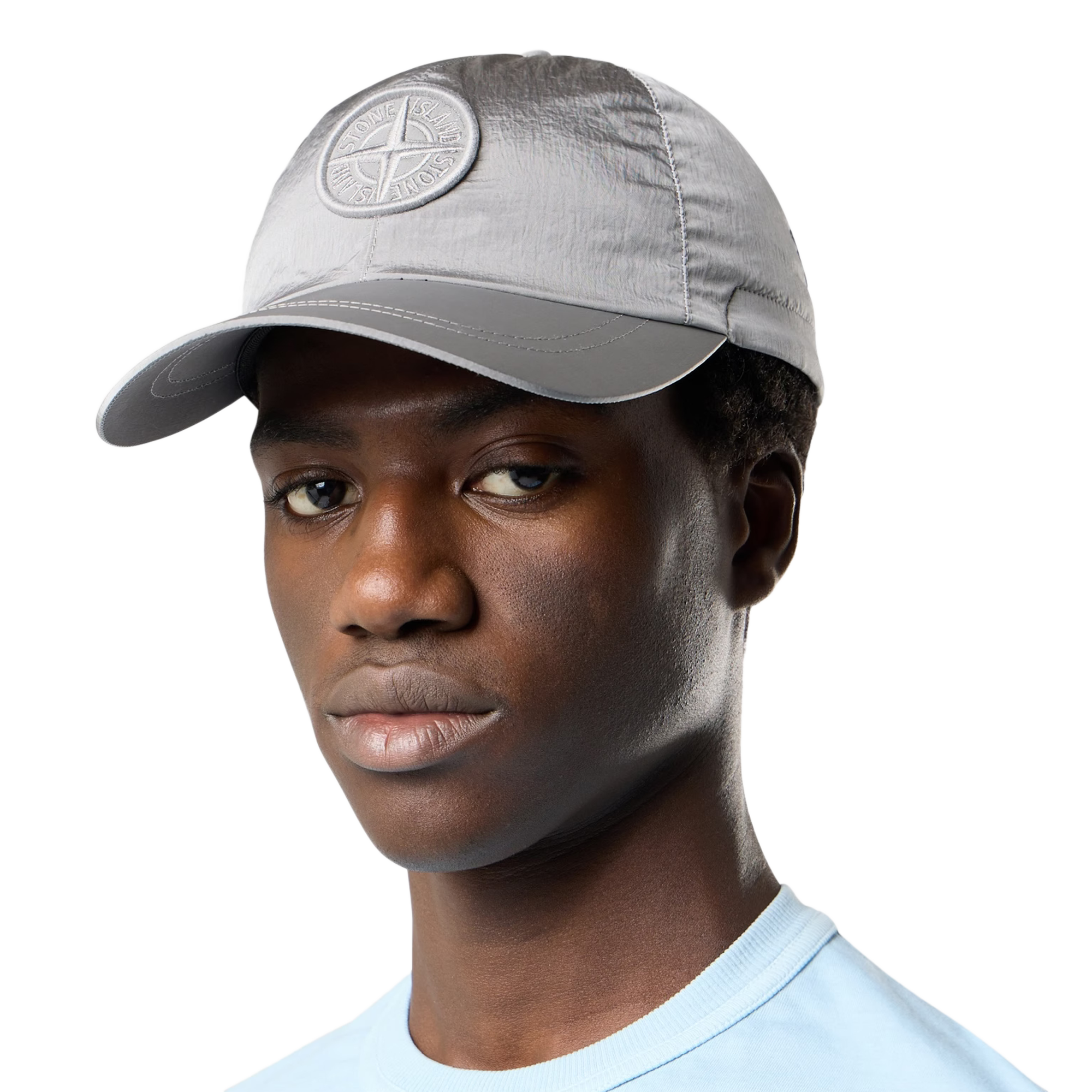 Stone Island Baseball Cap Pearl Grey 9100011