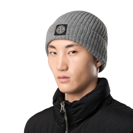 Stone Island Beanie N100012 Cement Melange