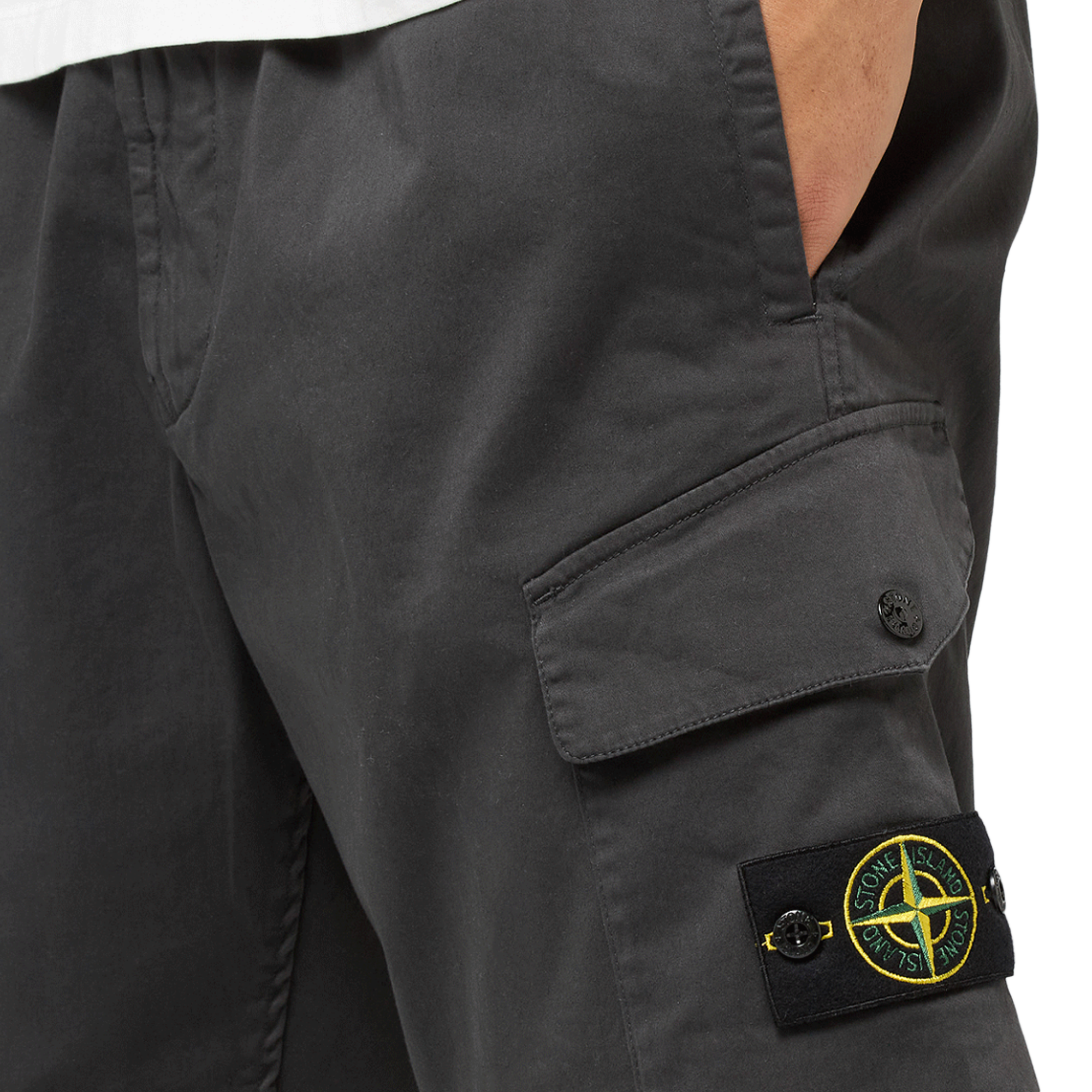 Stone Island Bermuda Shorts Charcoal K1S15L100L03