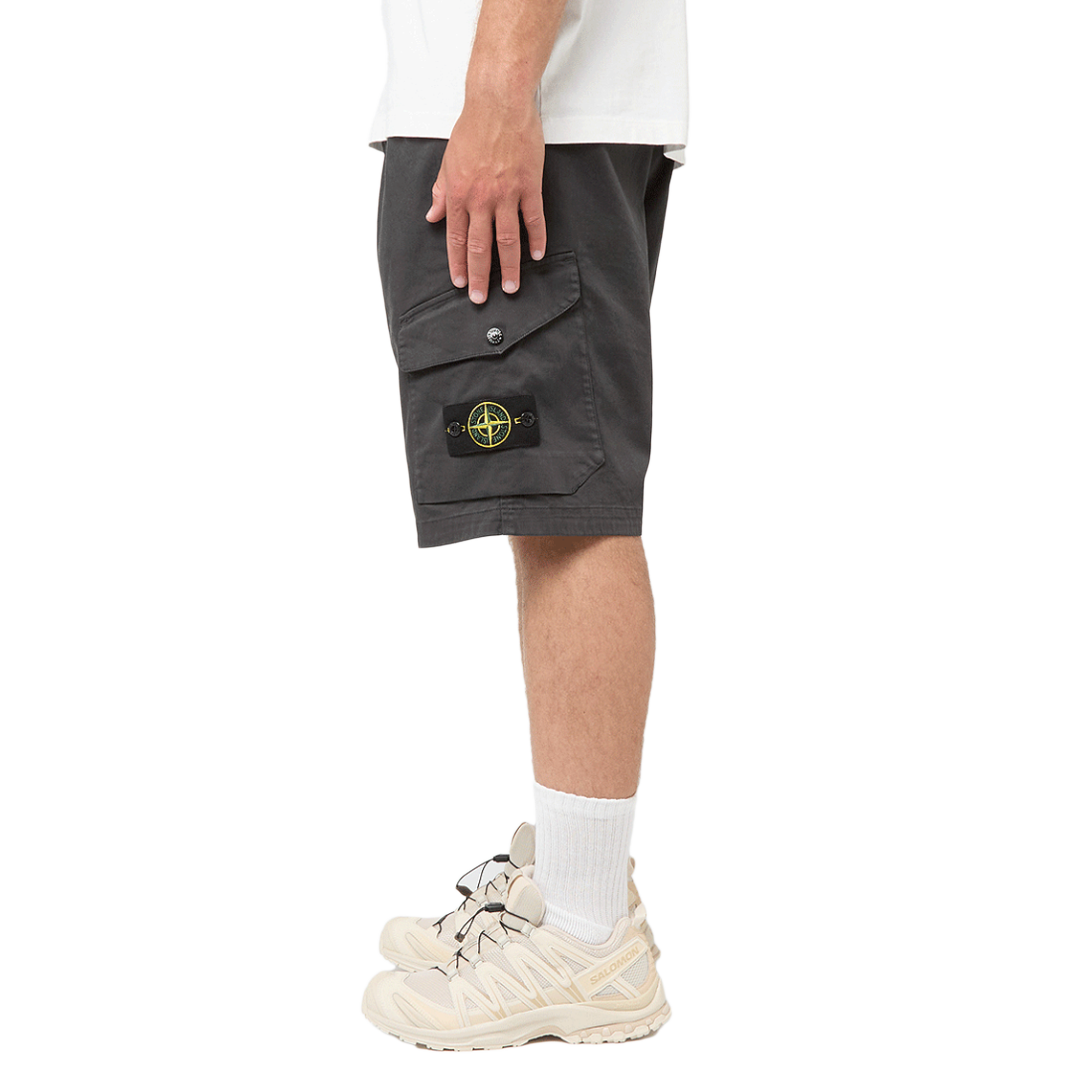 Stone Island Bermuda Shorts Charcoal K1S15L100L03