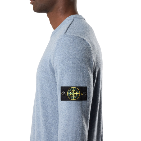 Stone Island Crew Neck Avio Blue 5100010