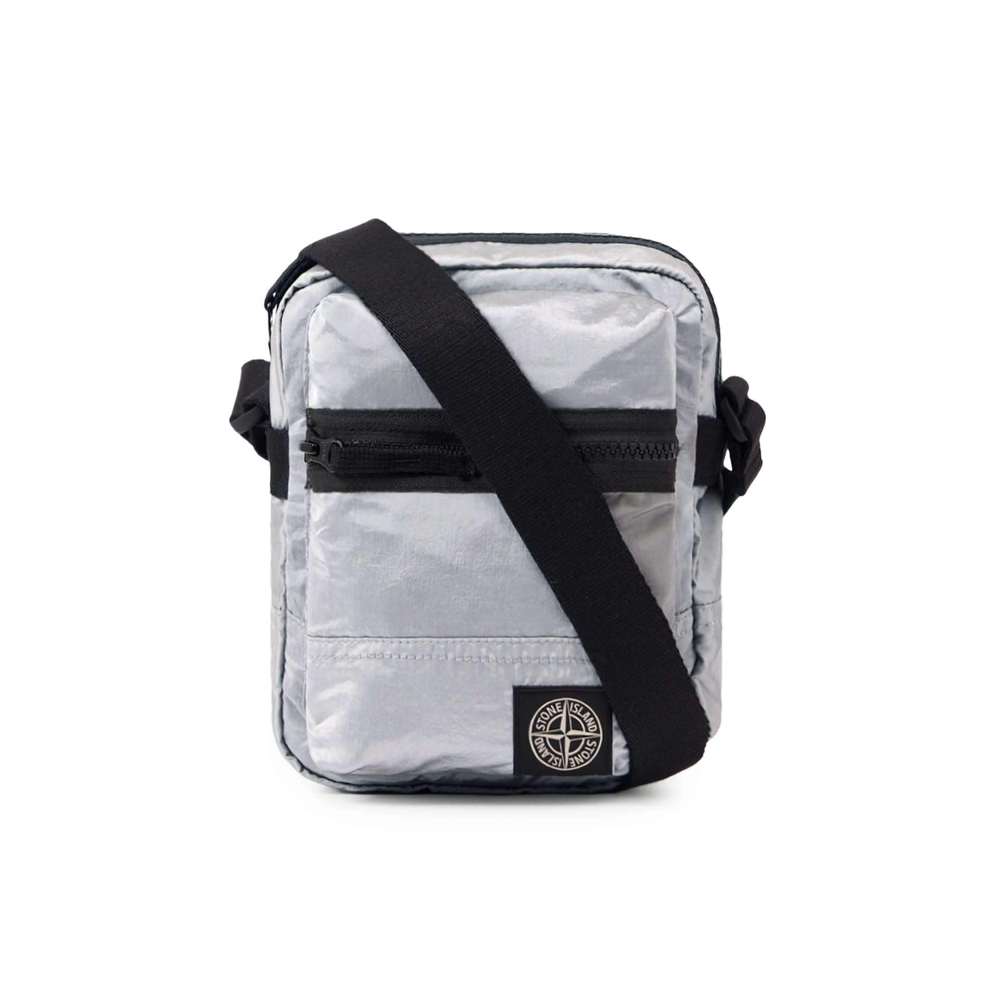 Stone Island Cross Body Bag Pearl Grey 9200015