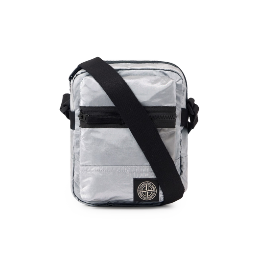 Stone Island Cross Body Bag Pearl Grey 9200015