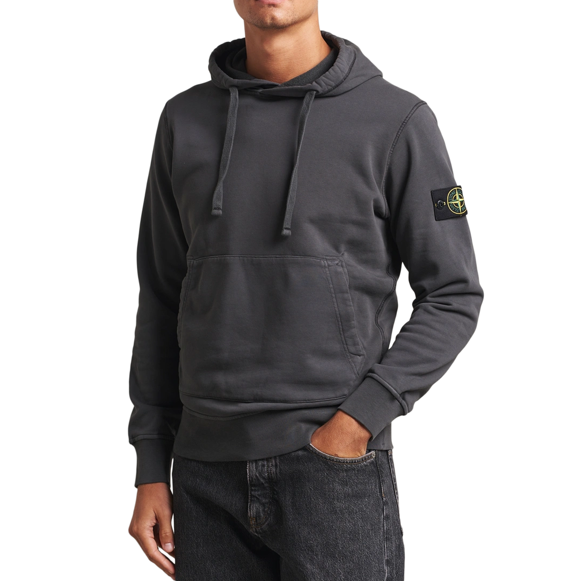 Stone Island Hoodie Sweater 6100062 Lead Grey