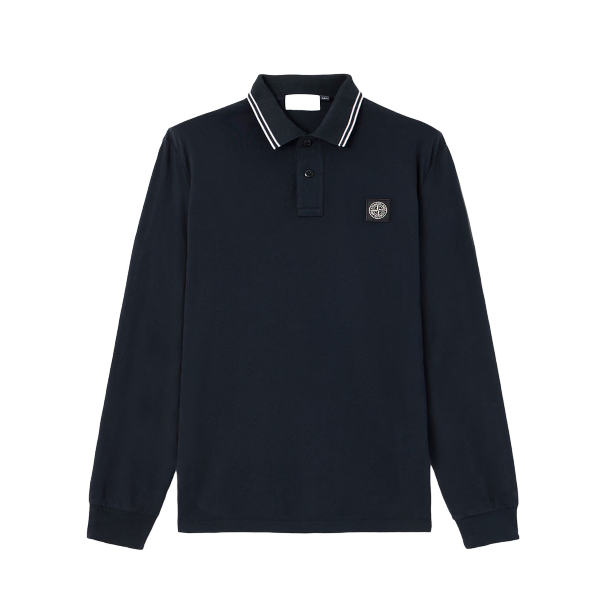 Stone Island Long Sleeve Polo 220006 Navy Blue