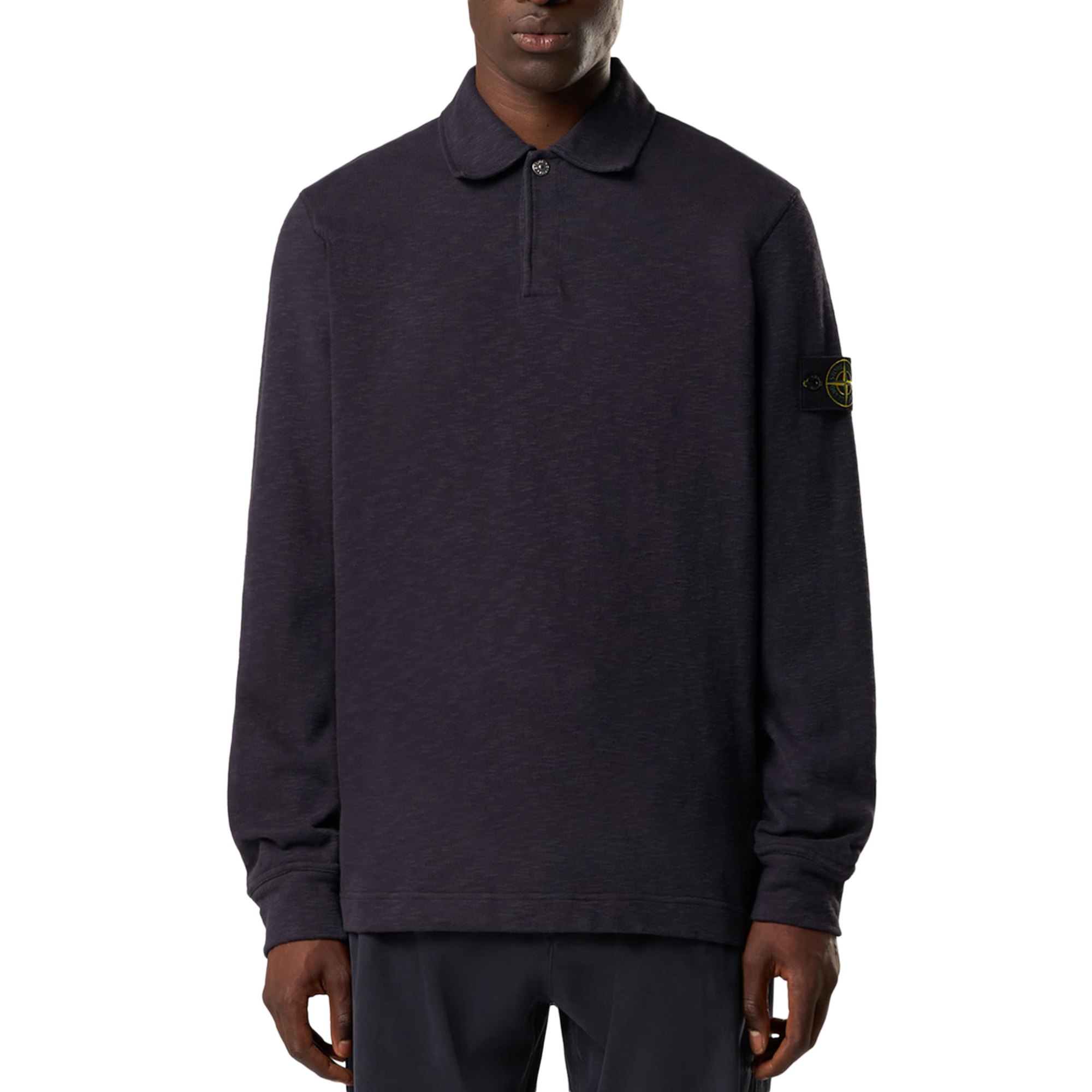 Stone Island Long Sleeve Polo 6100054 Ink
