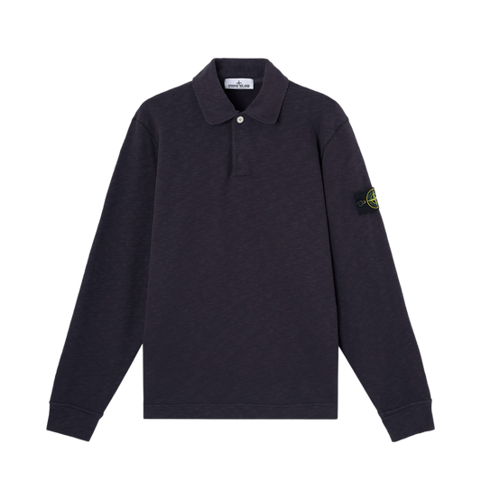 Stone Island Long Sleeve Polo 6100054 Ink