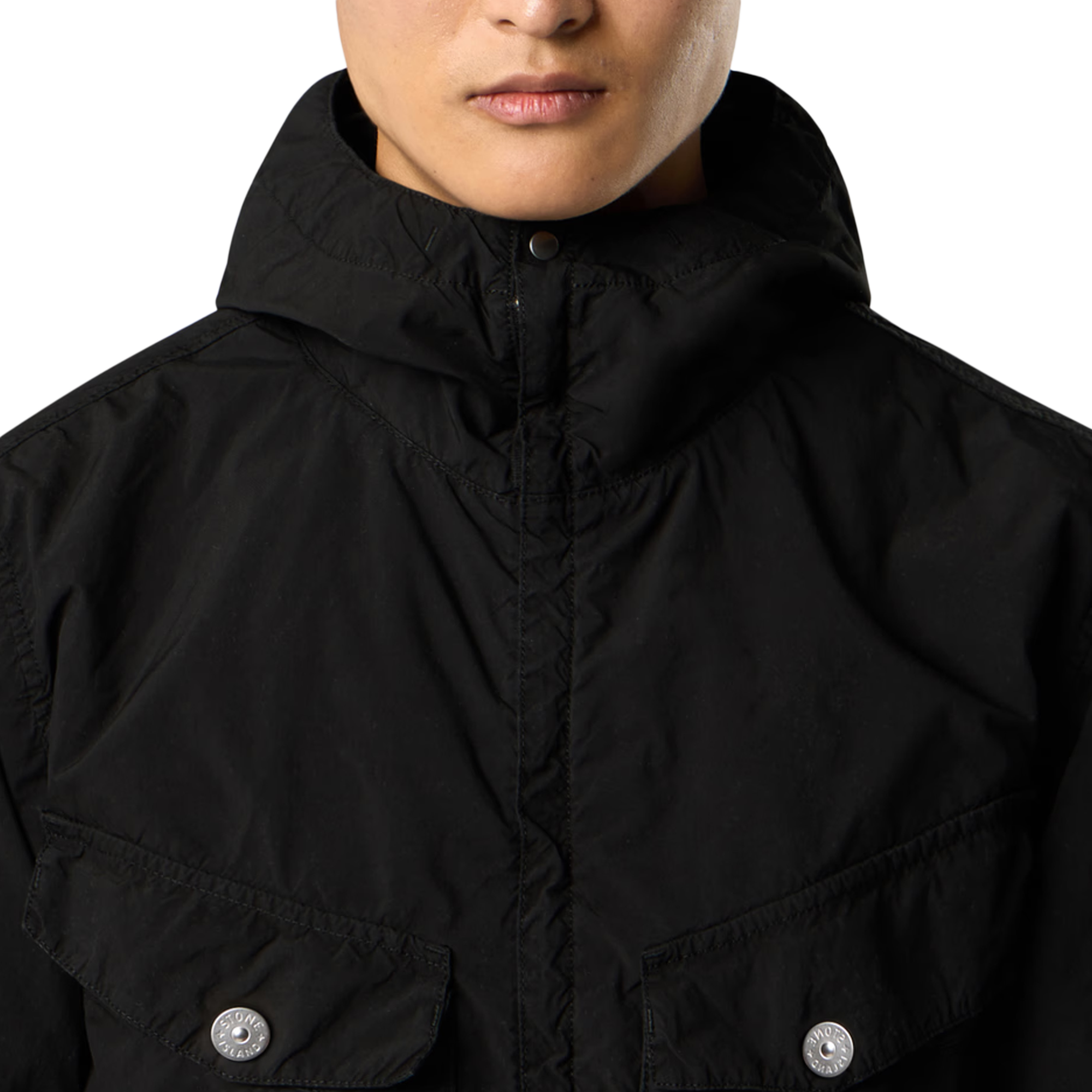 Stone Island Short Parka Q100014 Black