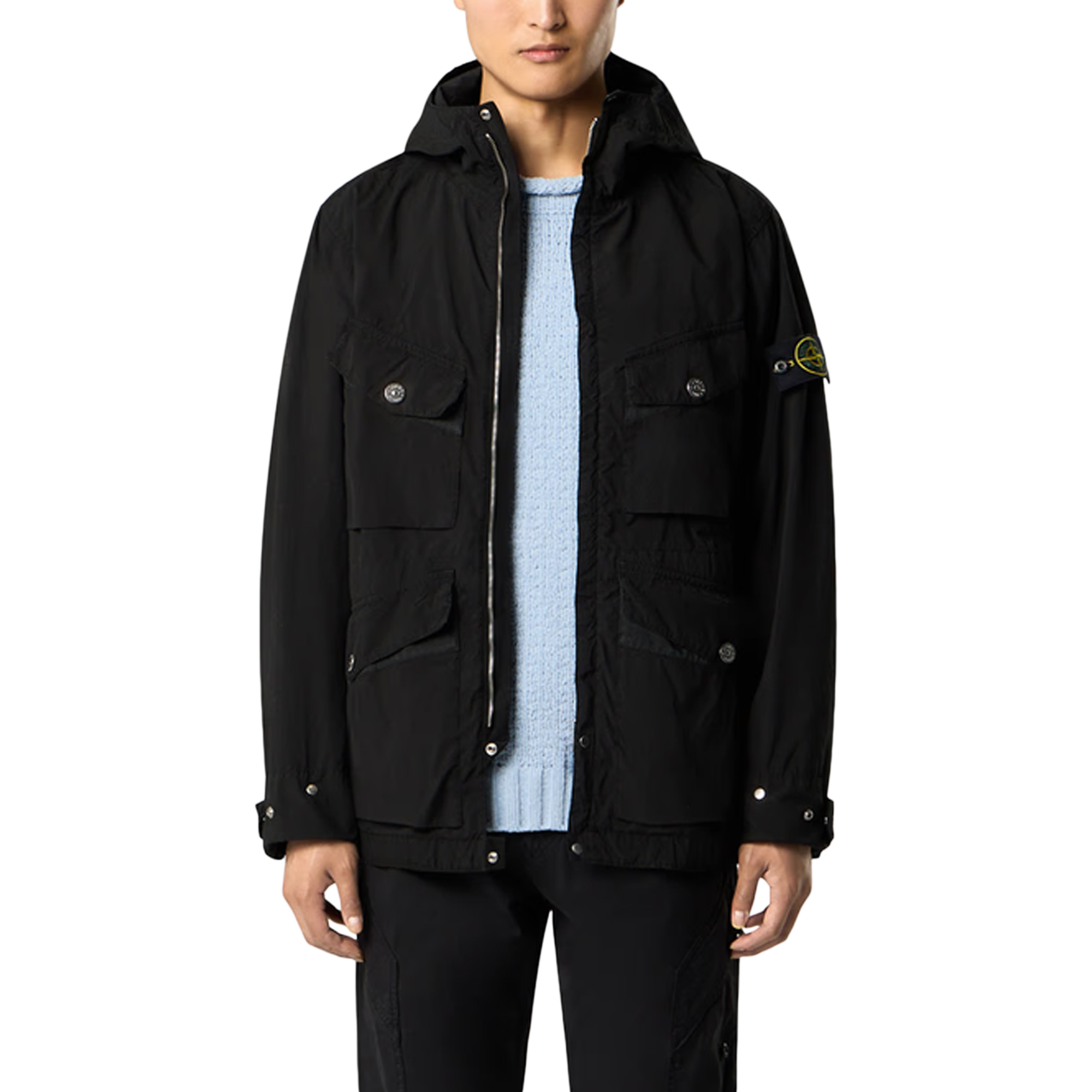 Stone Island Short Parka Q100014 Black