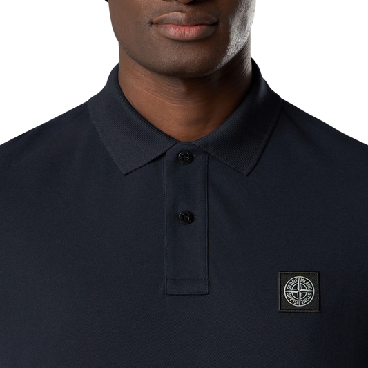 Stone Island Short Sleeve Polo 220005 Navy Blue
