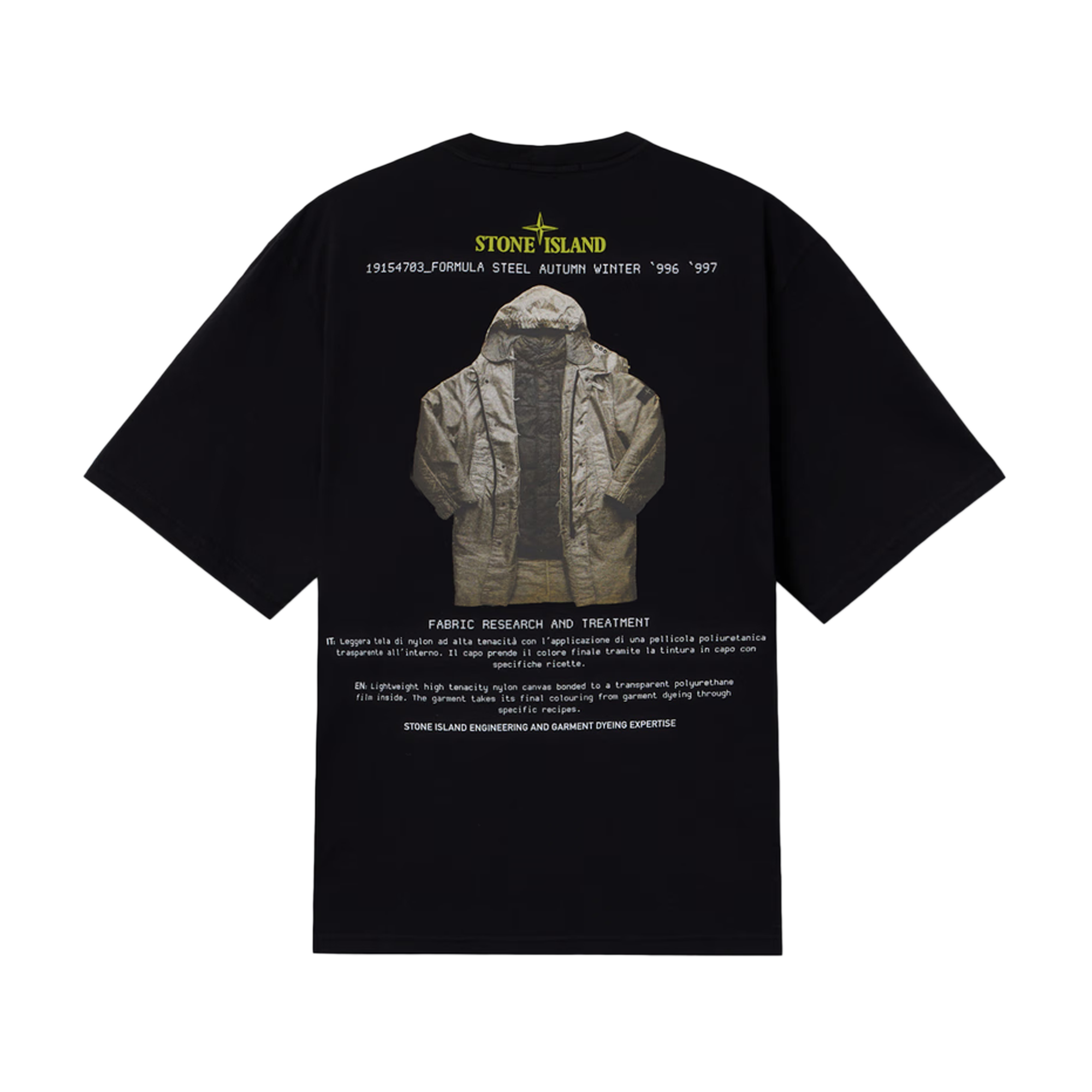 Stone Island Short Sleeve T-Shirt 2100037-S0091 Jacket Print