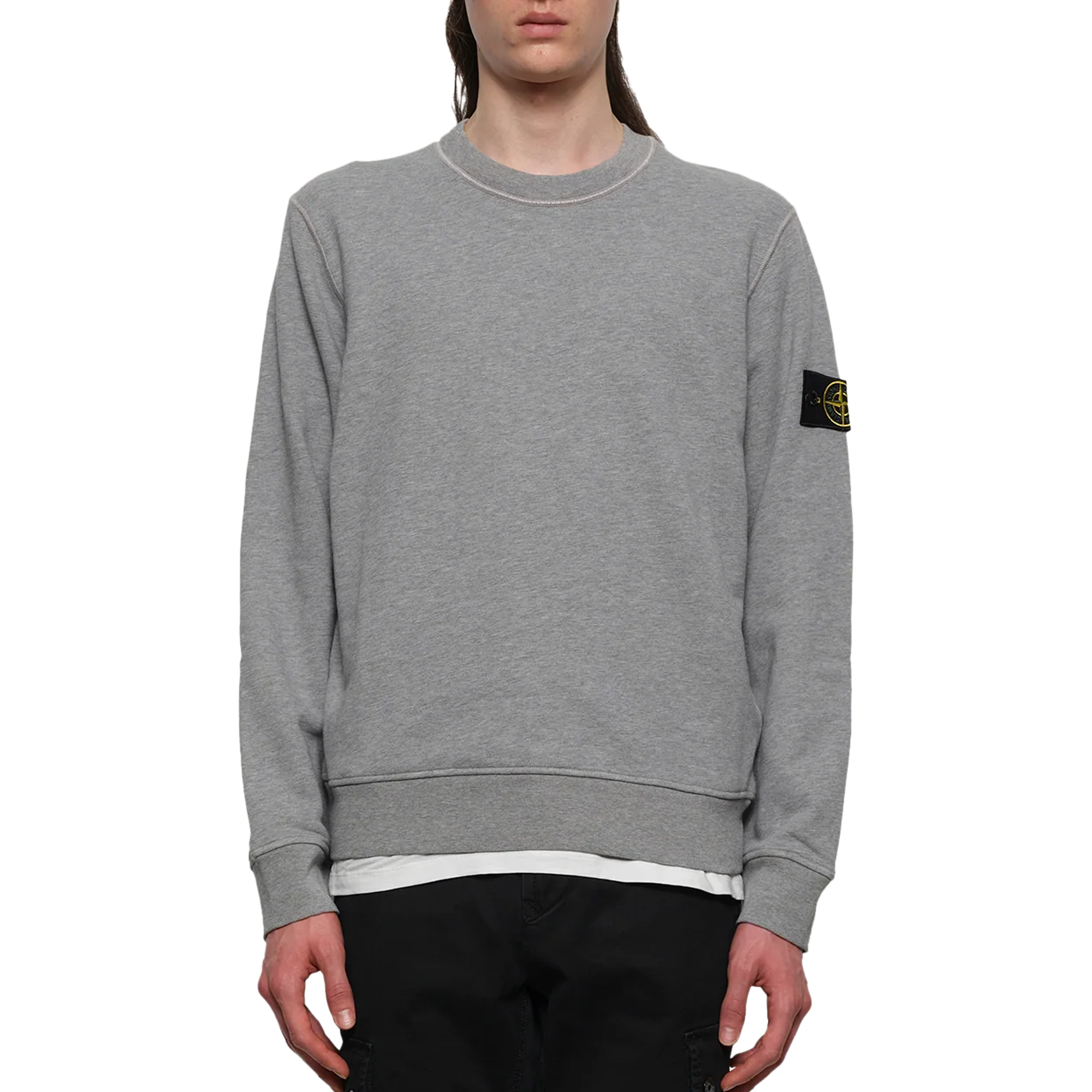 Stone Island Sweatshirt Melange Grey 6100060