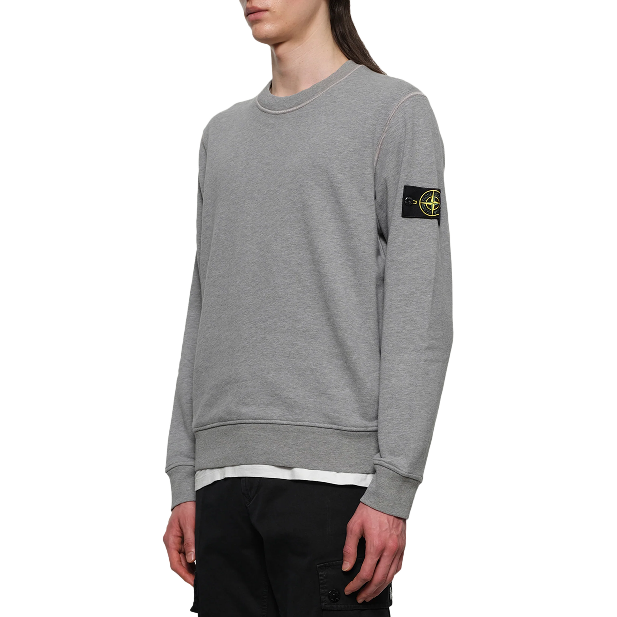 Stone Island Sweatshirt Melange Grey 6100060