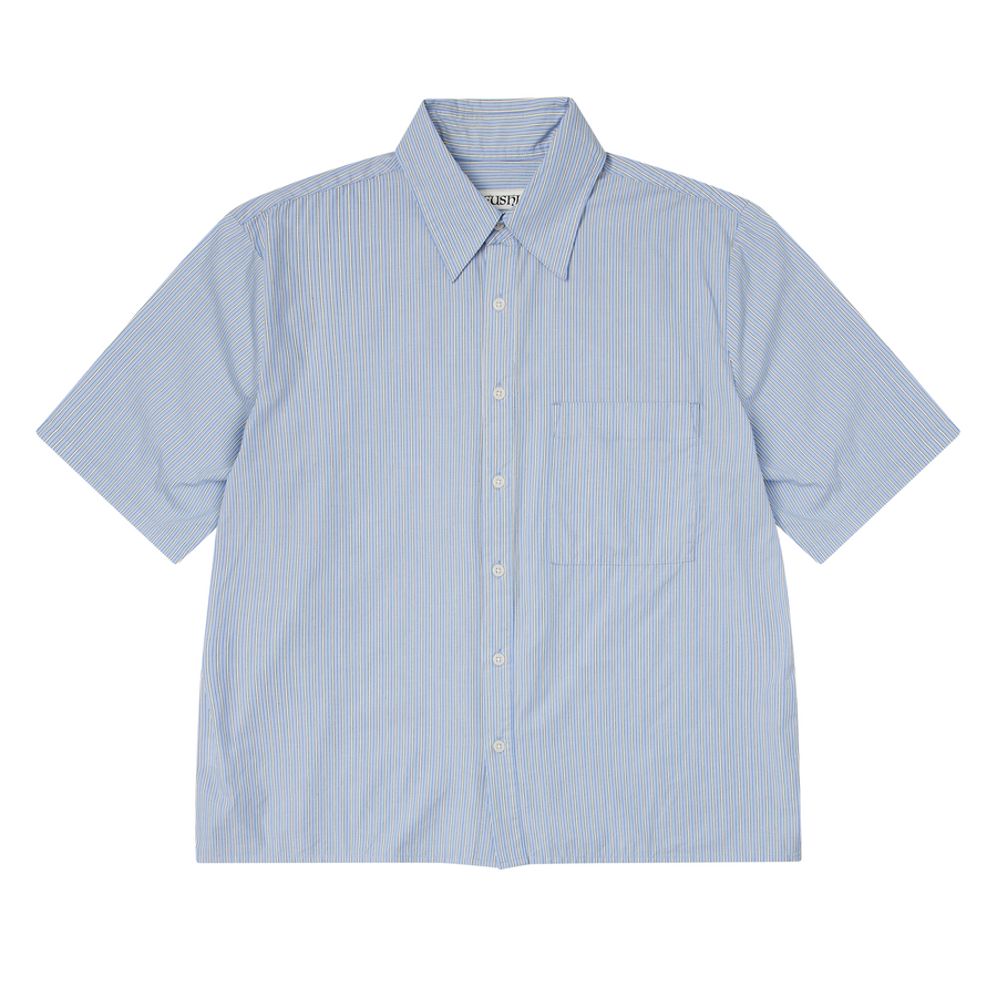 Pseushi Summer Shirt Blue Stripes