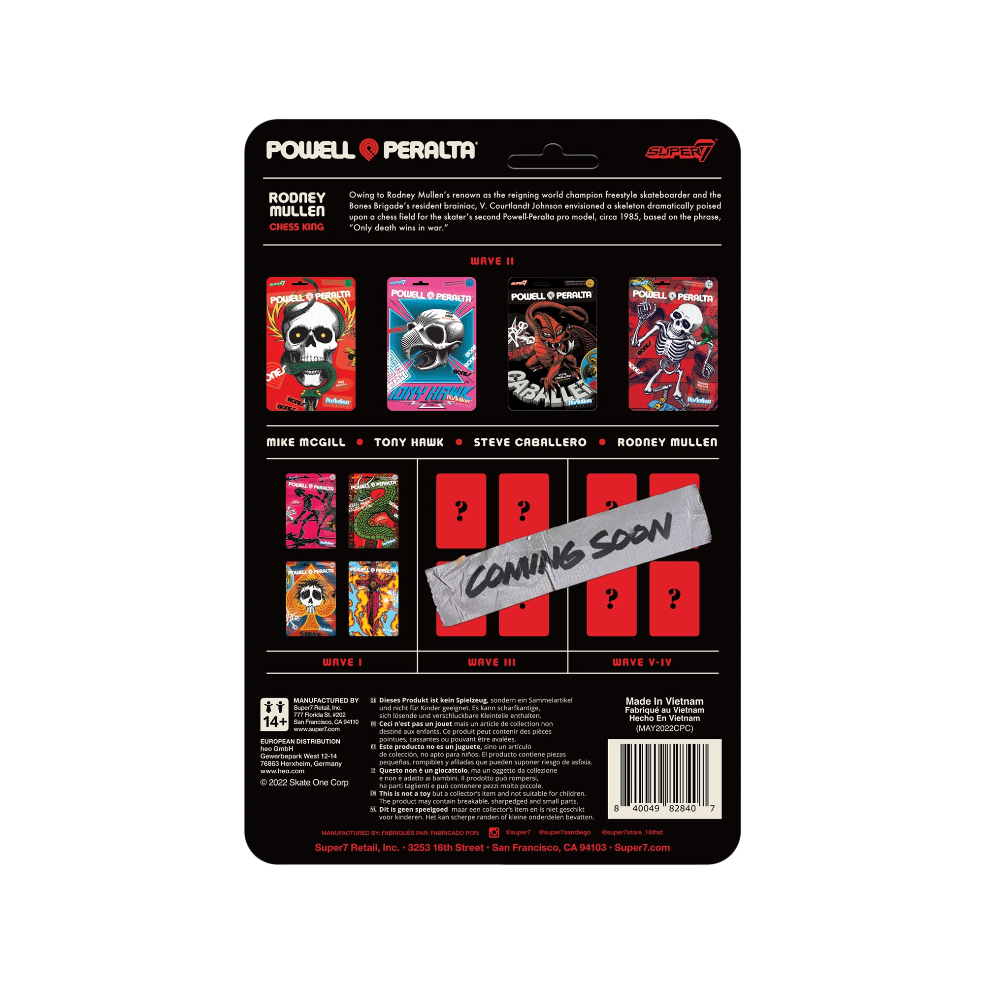 Super7 Powell-Peralta ReAction Figure Wave 2 - Rodney Mullen