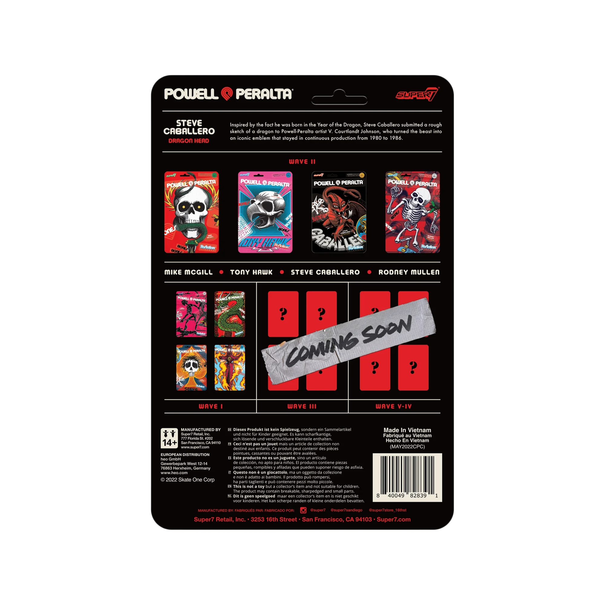 Super7 Powell-Peralta ReAction Figure Wave 2 - Steve Caballero