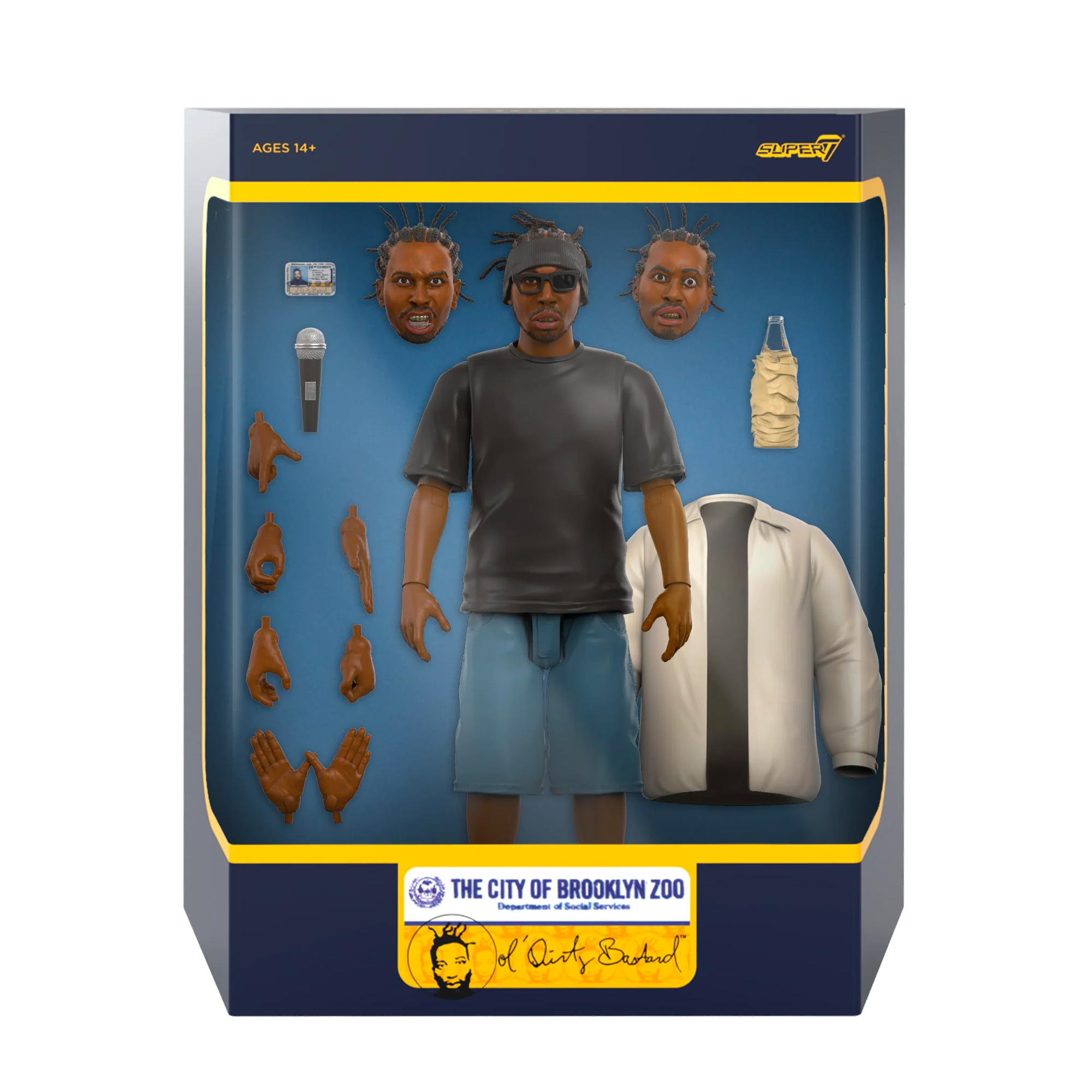 Super7 Ol' Dirty Bastard O.D.B ULTIMATES! 7" Scale Action Figure