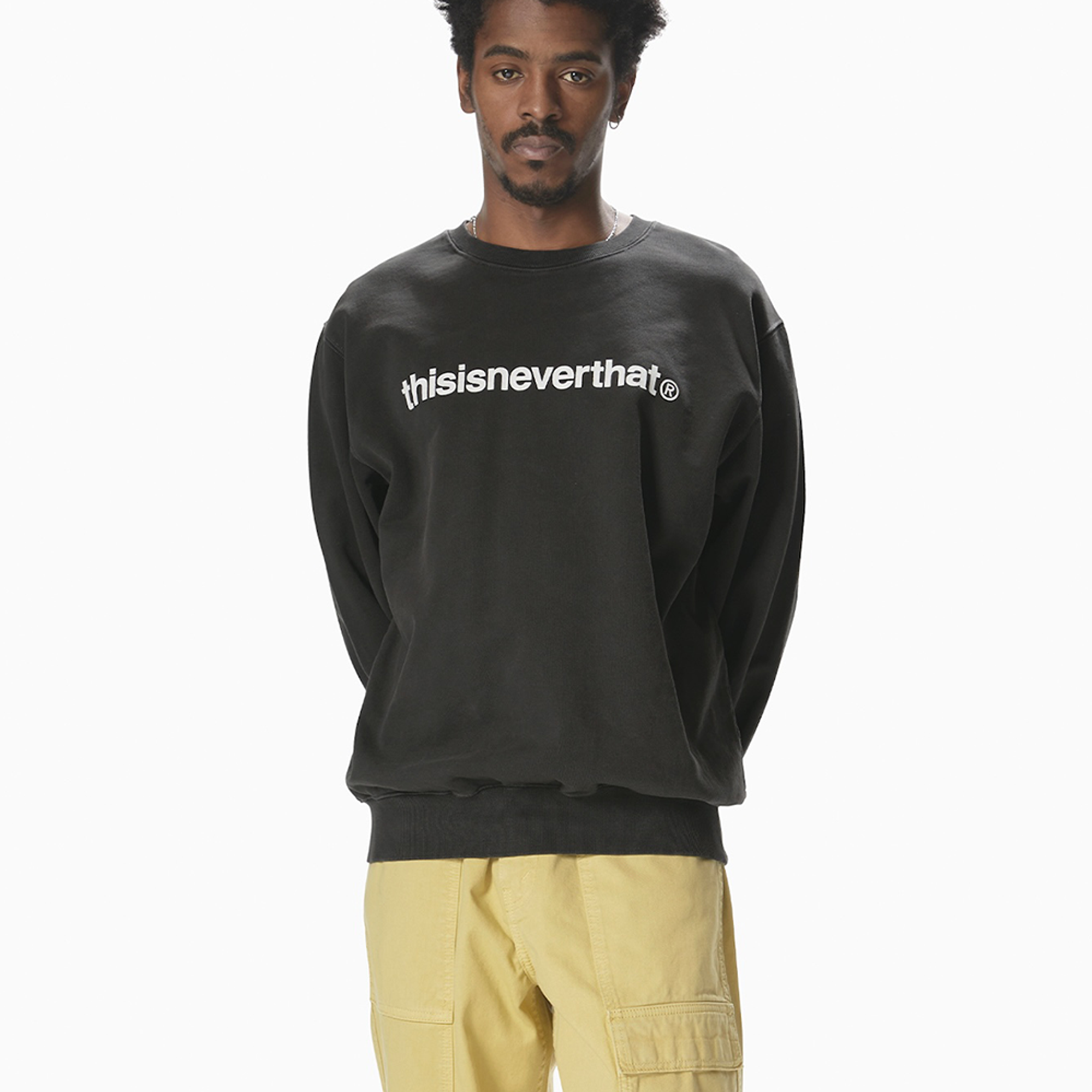thisisneverthat T-Logo LT Crewneck Charcoal – Laced thisisneverthat T-Logo LT Crewneck Charcoal – Laced