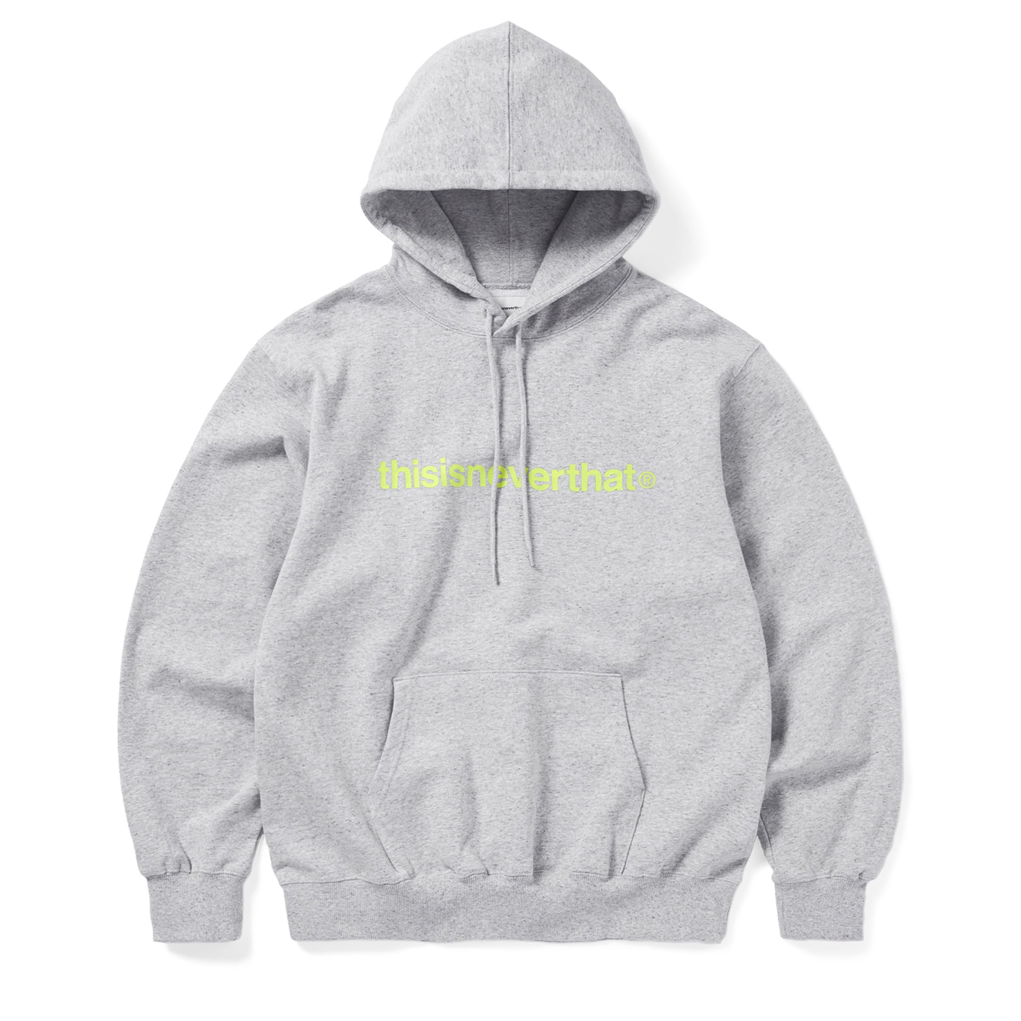 【THISISNEVERTHAT】Scrap Applique Hoodie Heather Grey Scrap Applique Hoodie - thisisneverthat®