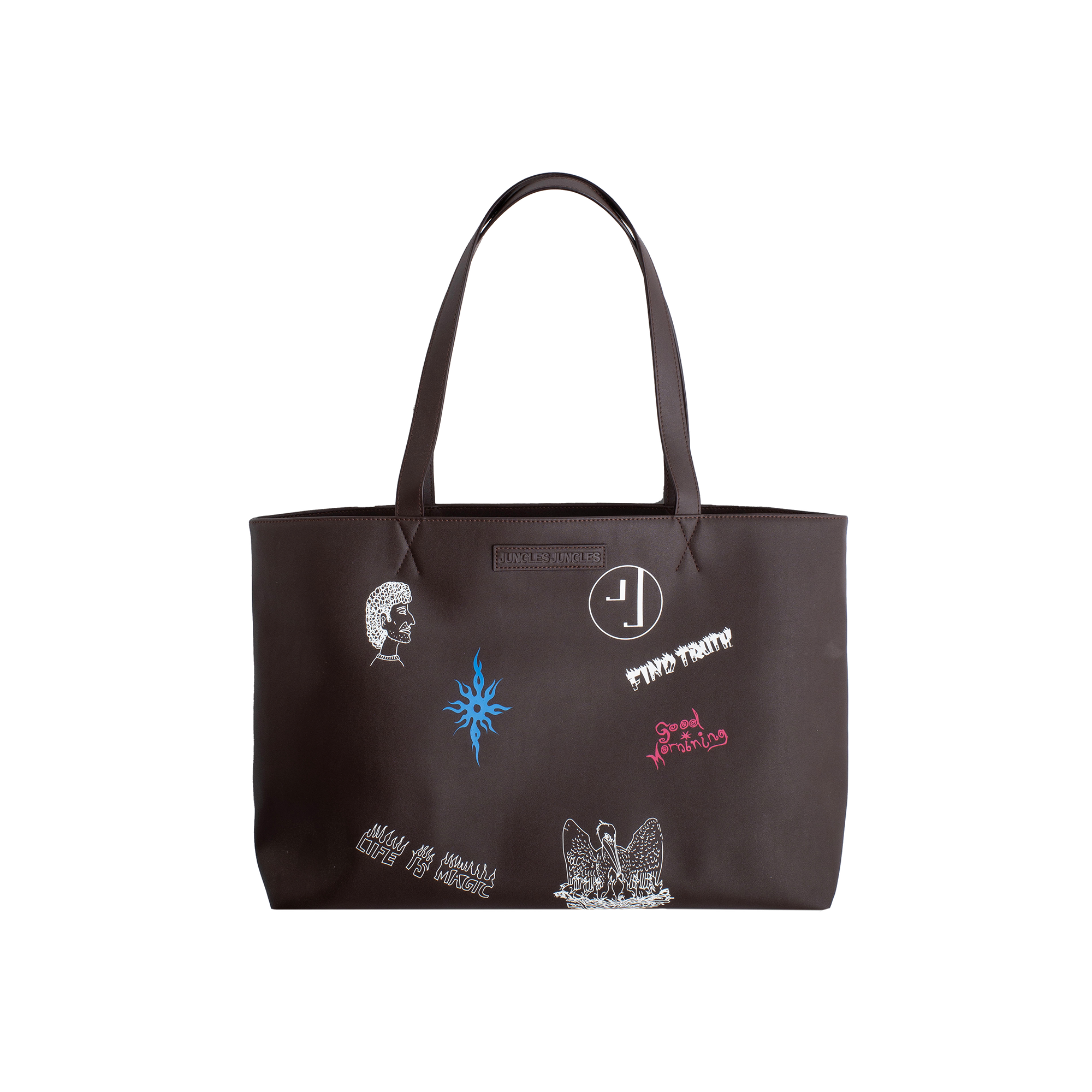 Jungles Jungles Recycled Leather Tote Brown