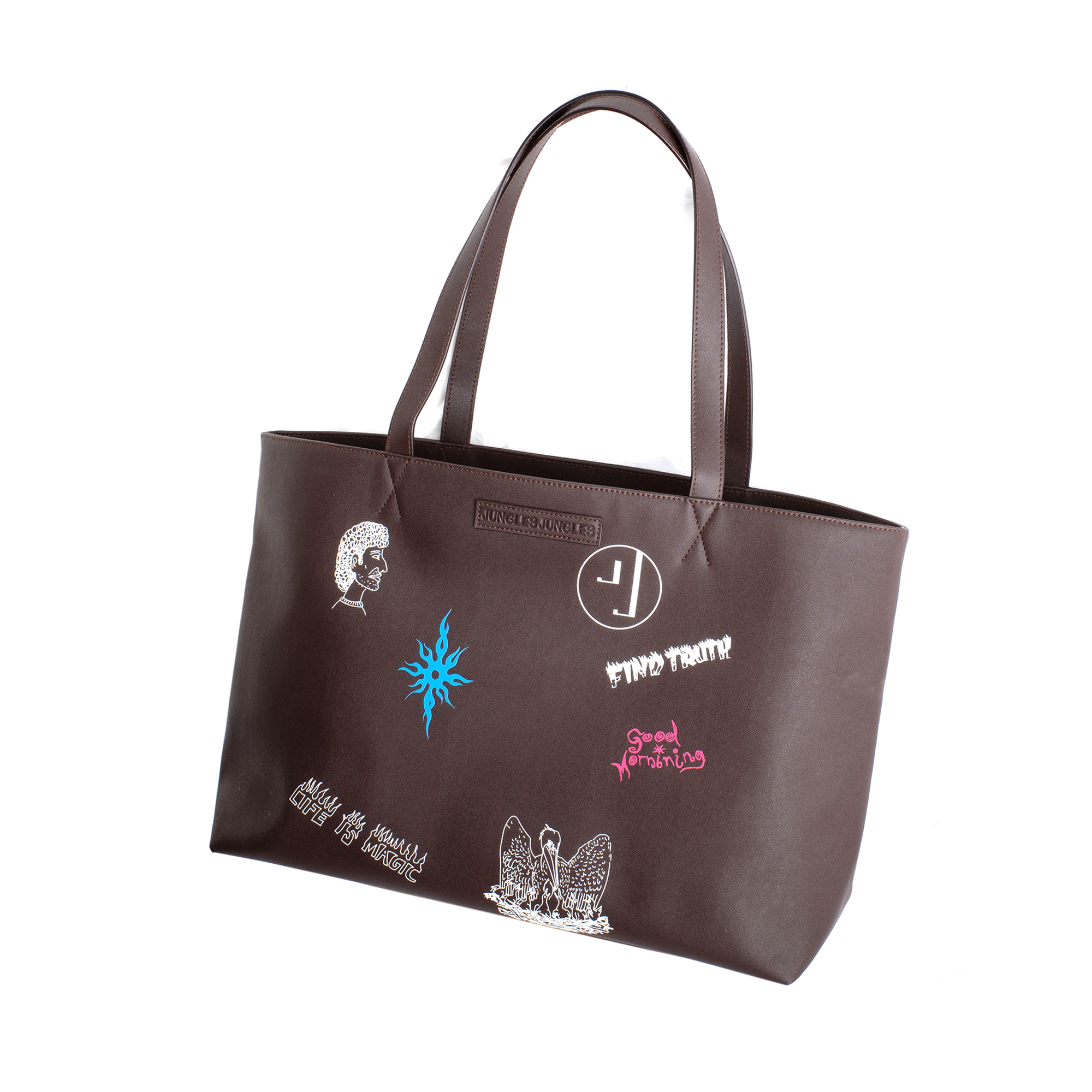 Jungles Jungles Recycled Leather Tote Brown