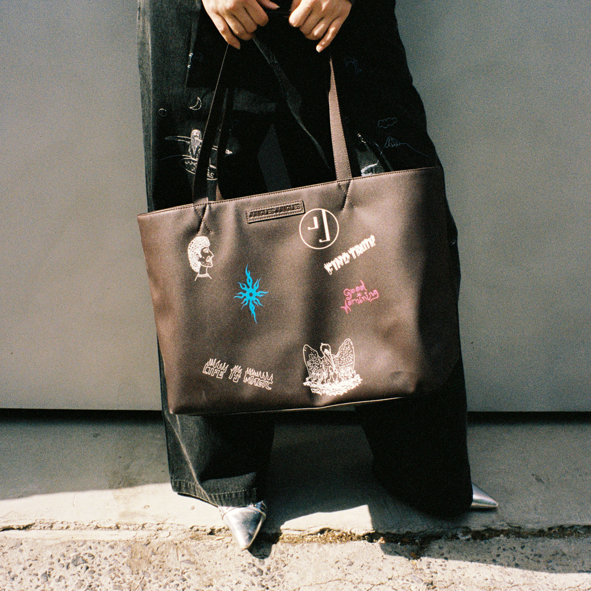 Jungles Jungles Recycled Leather Tote Brown