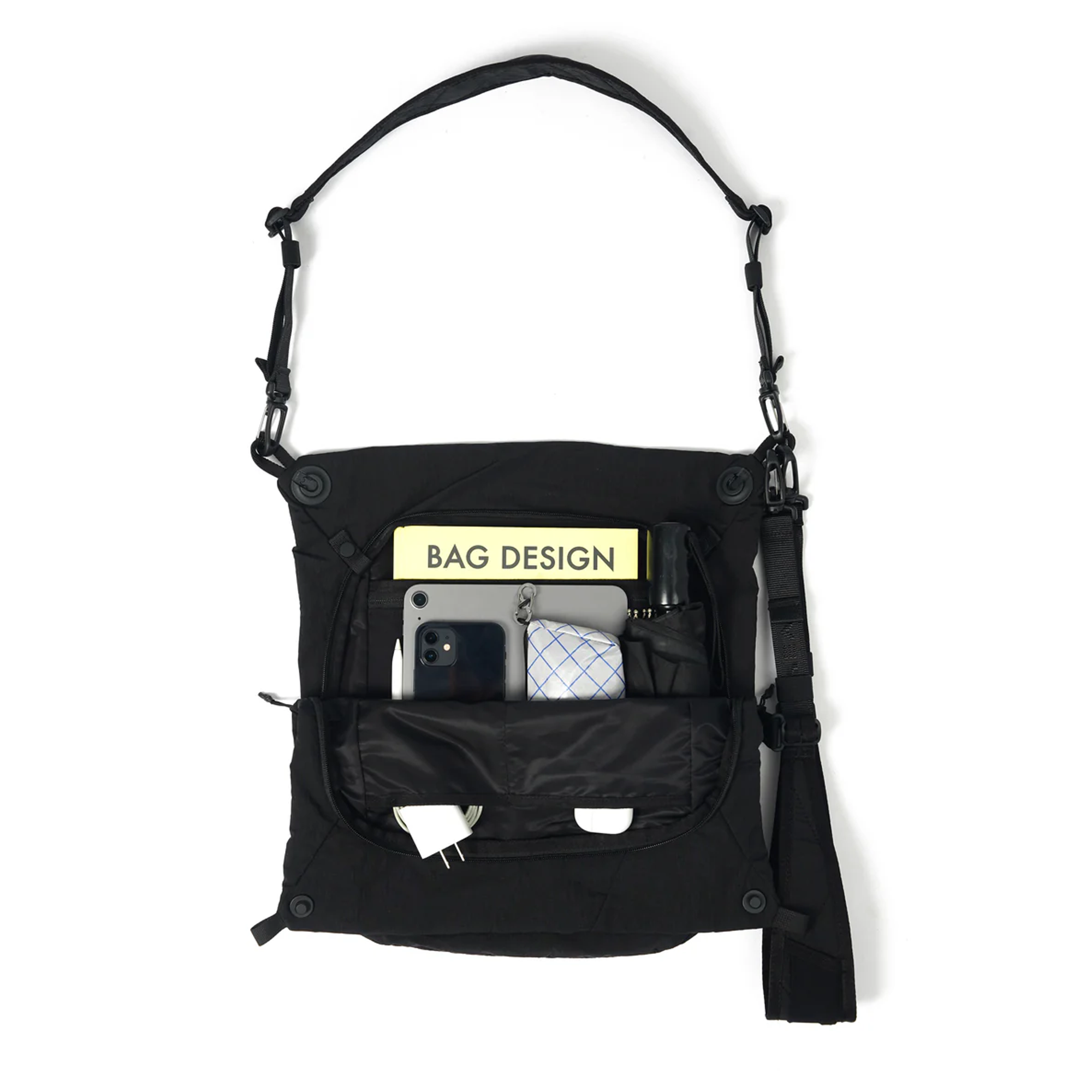Sealson 3-Way Messenger Bag TE-S Black