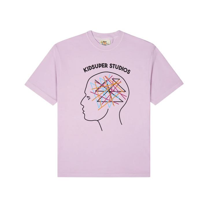 Kidsuper Thoughts In My Head Tee Lilac