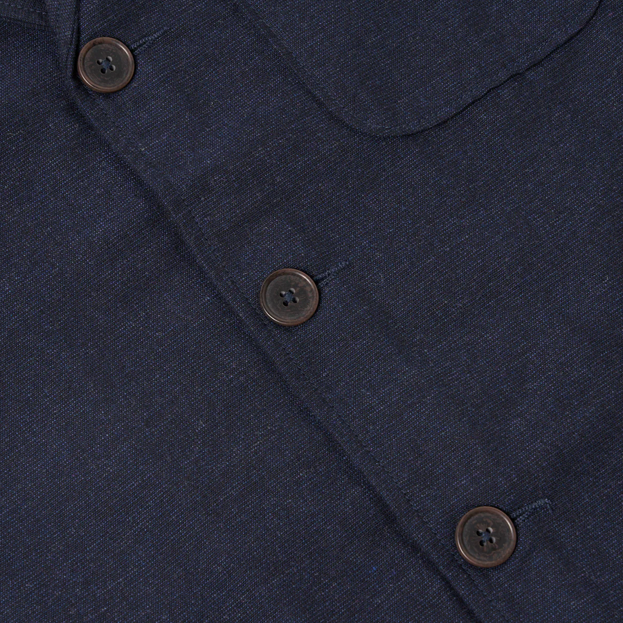 Universal Works Three Button Jacket Navy