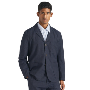 Universal Works Three Button Jacket Navy