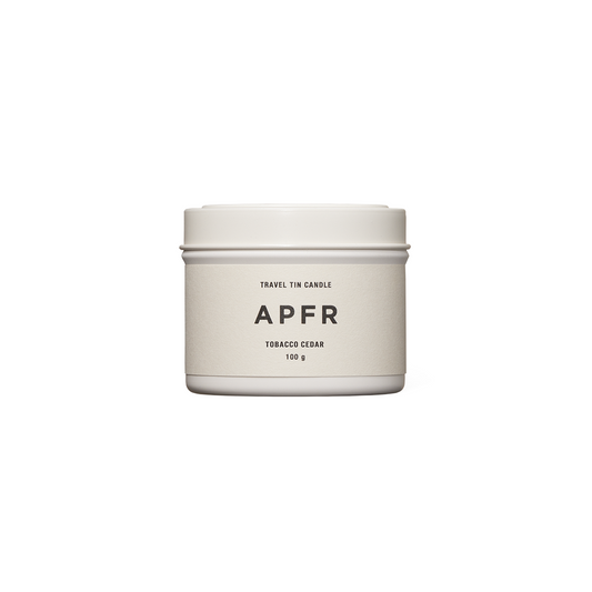 APFR Travel Tin Candle "Tobacco Cedar"
