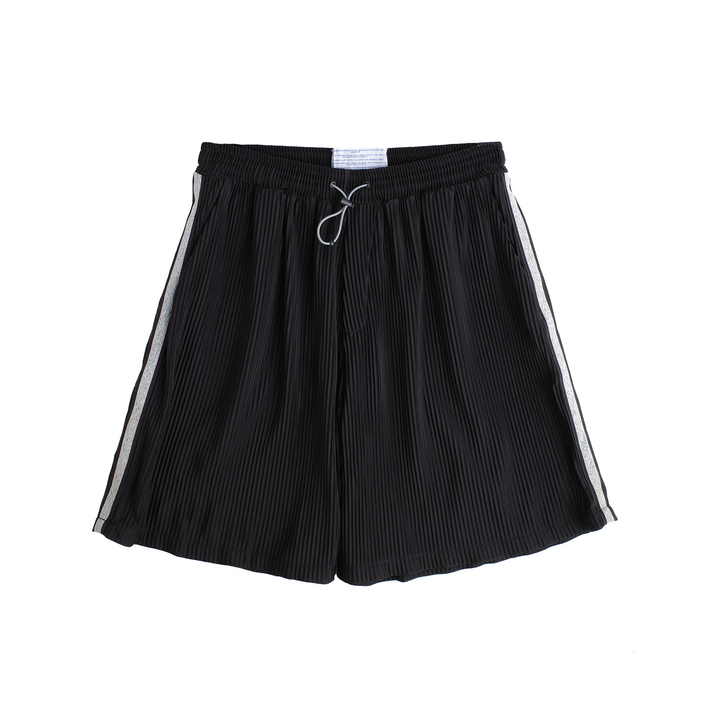 Jungles Jungles Pleated Shorts Black TS-PLT-BLK