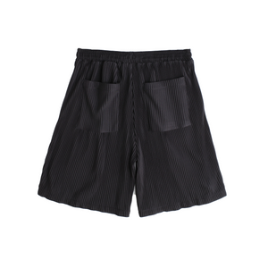 Jungles Jungles Pleated Shorts Black TS-PLT-BLK