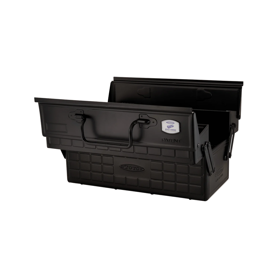 Toyo Steel Two-Stage Toolbox ST-350 35cm Black