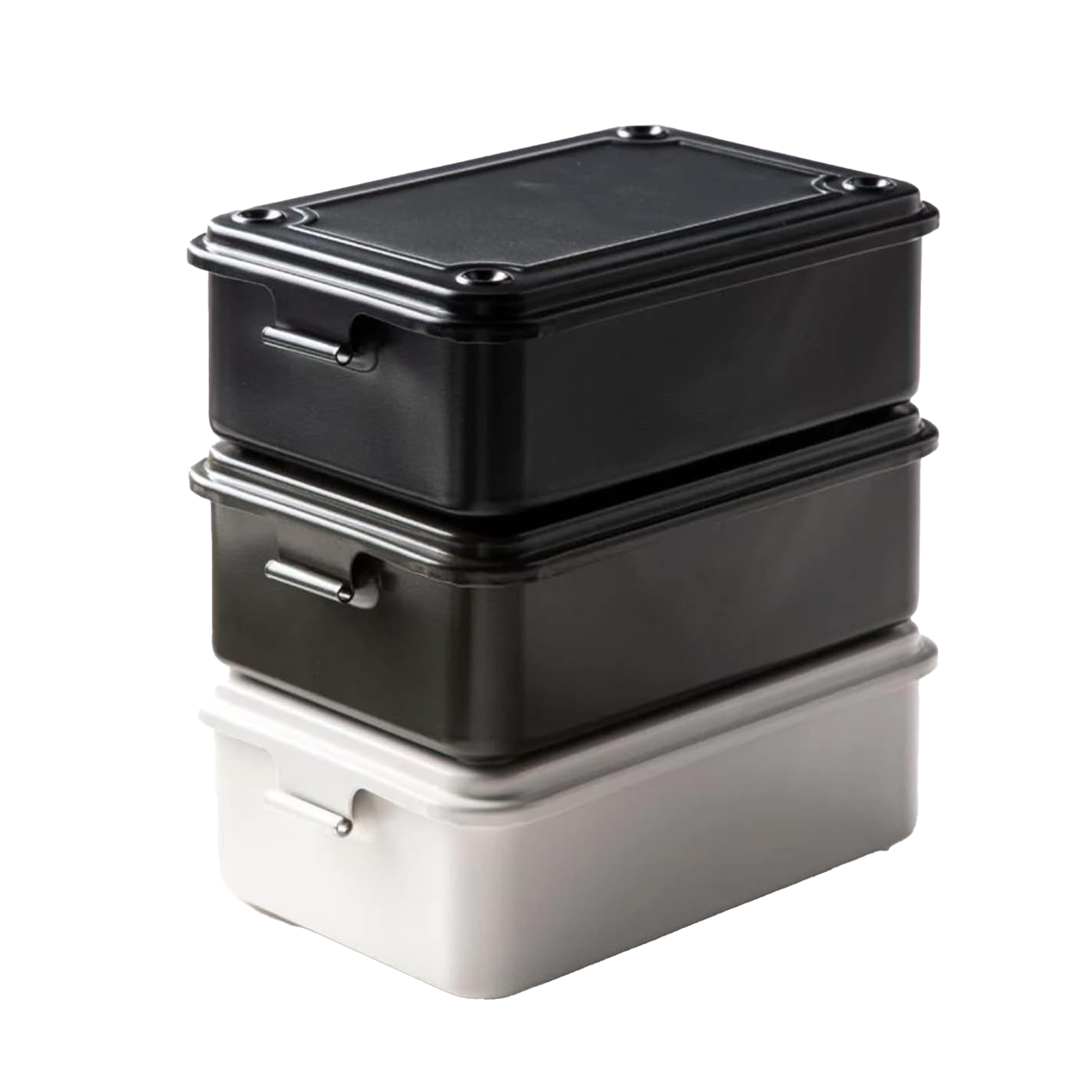 Toyo Steel Stackable Trunk Toolbox T-150 15cm Black