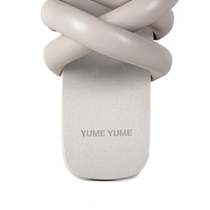 Yume Yume Tyre Slide Grey Vegan Leather