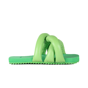 Yume Yume Tyre Slide Bright Green Vegan Leather