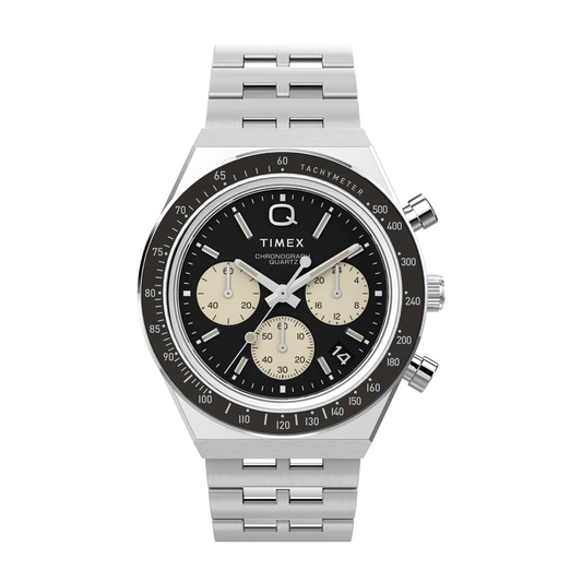 Timex Q Diver Chronograph 40mm Stainless Steel Bracelet Watch TW2V42600