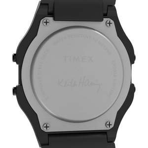 Timex x Keith Haring Dog Black Face Black Strap TW2W25500