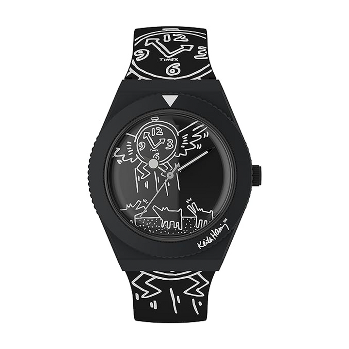 Timex x Keith Haring 38mm Rubber Strap Watch TW2W25600
