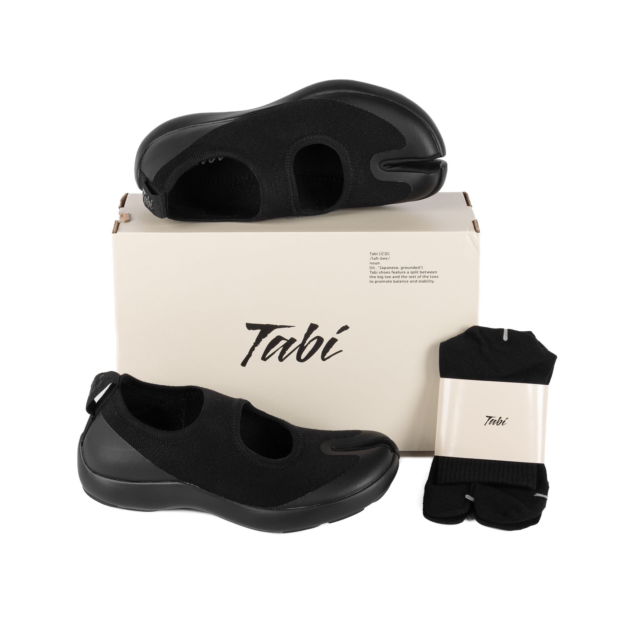 Tabi Sandal Black
