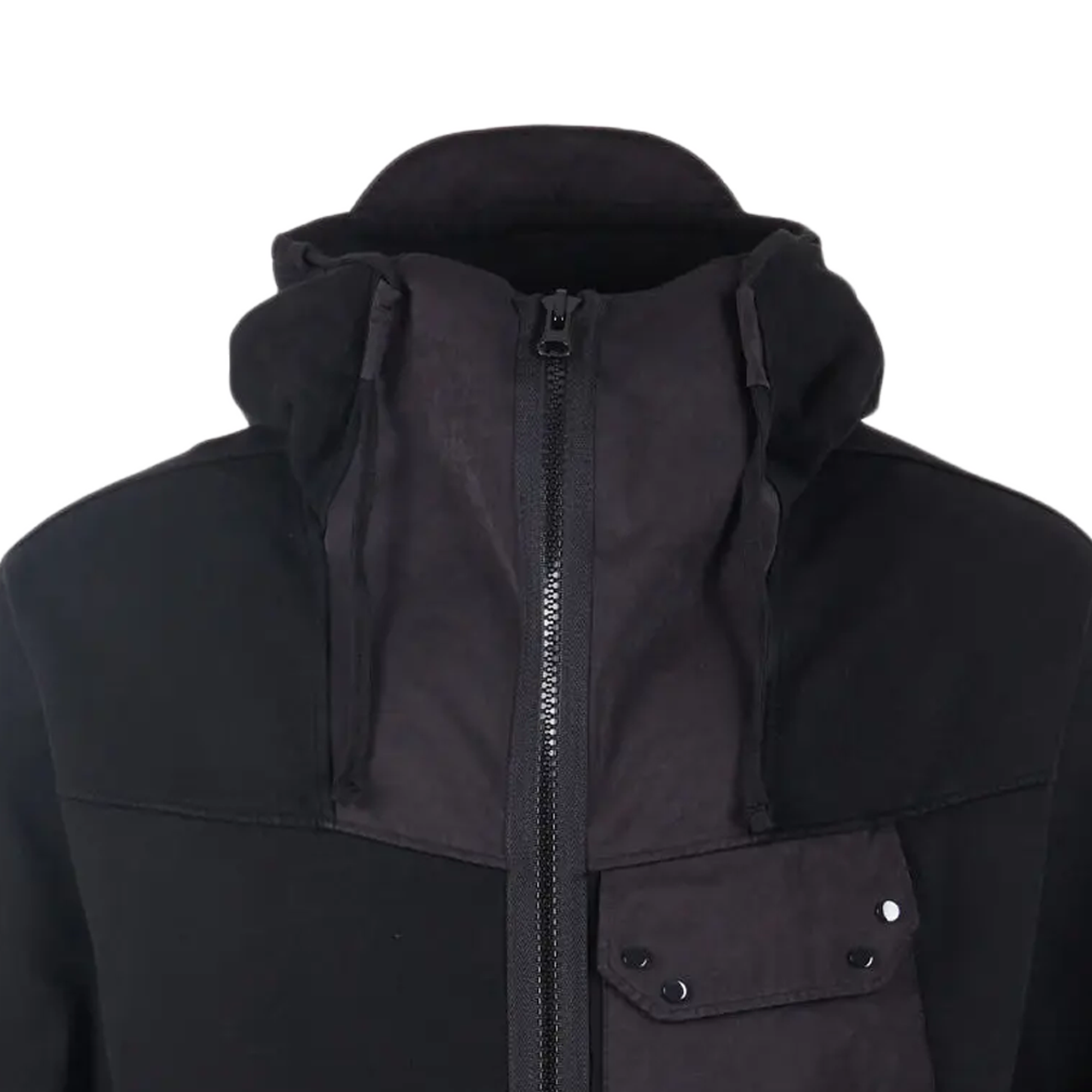 Ten c Felpa Aperta Cappuccio 999