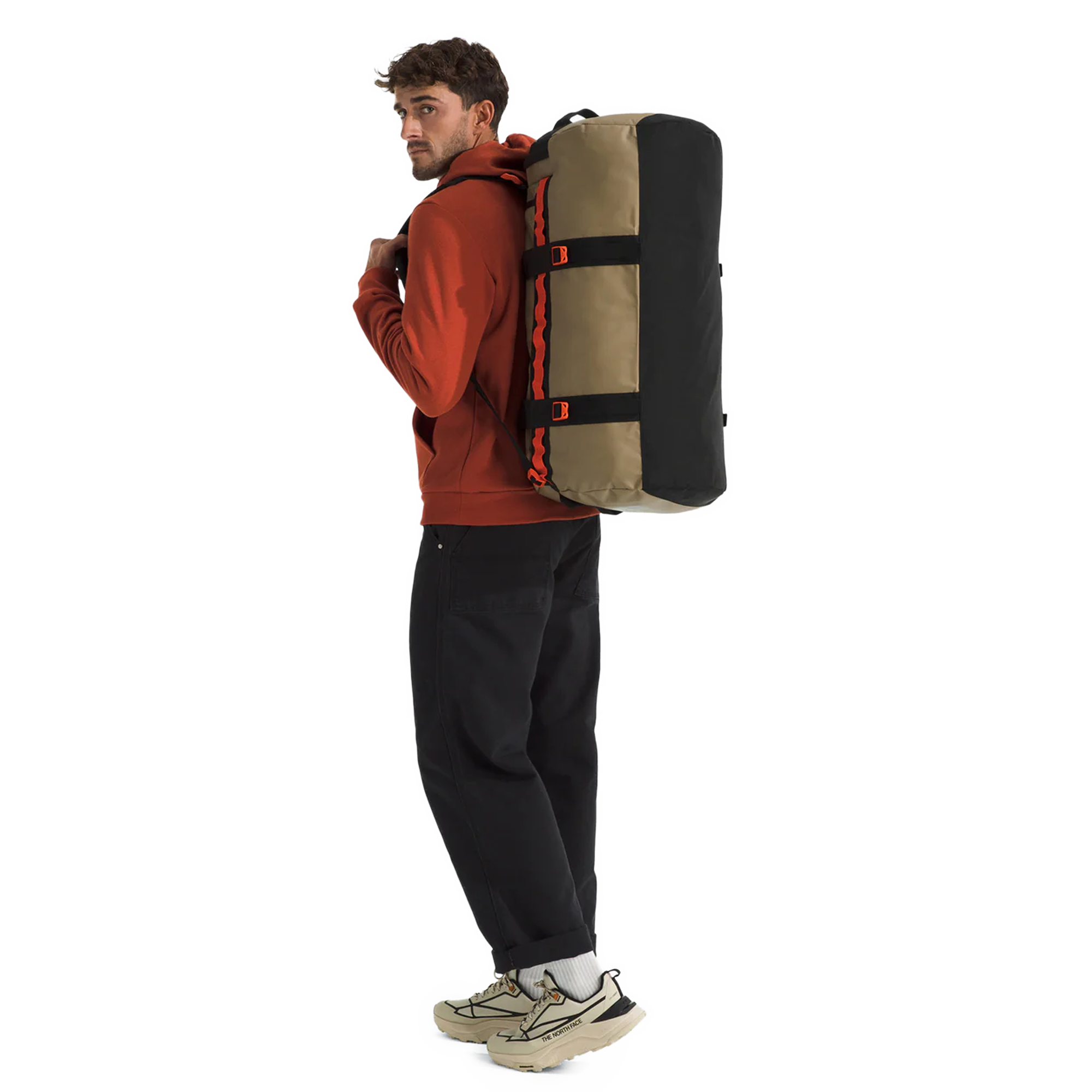 The North Face Basecamp Duffel Medium Cedar/Lava Red NF0A52SAMY1