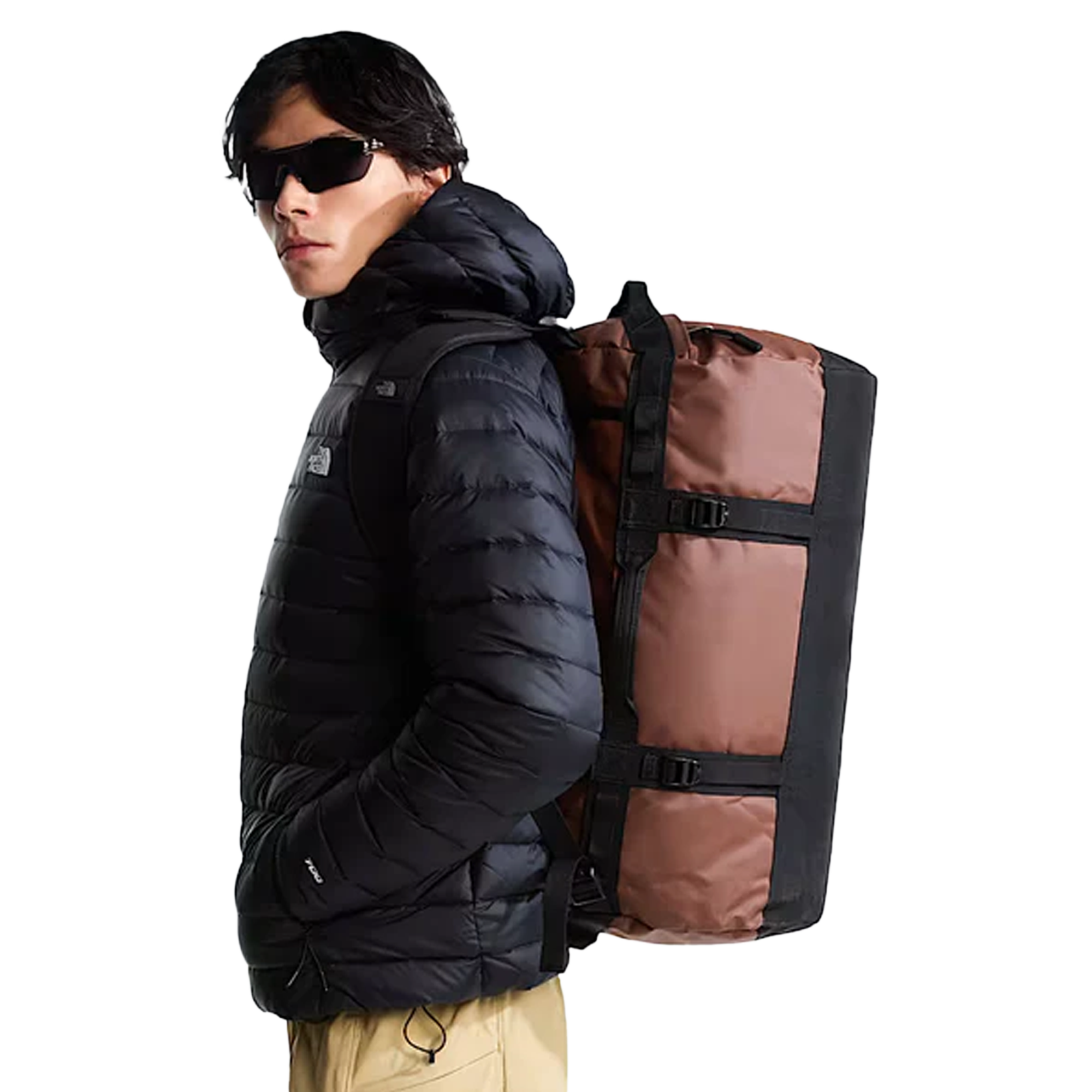 The North Face Basecamp Duffel Small EMBER SOIL/TNF BLACK NF0A52STJX7